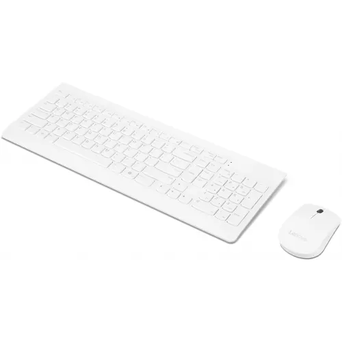 Клавиатура + мышь Lenovo 510 клав:белый мышь:белый USB беспроводная BT (GX31F38001)