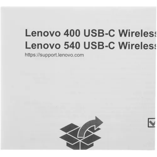 Мышь Lenovo 540 USB-C Wireless Compact темно-серый оптическая 2400dpi беспров. USB-C для ноутбука 3but (GY51D20867)