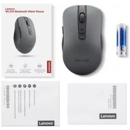 Мышь Lenovo WL310 Bluetooth Silent черный оптическая 1600dpi silent беспров. 5but (GY51Q65621)