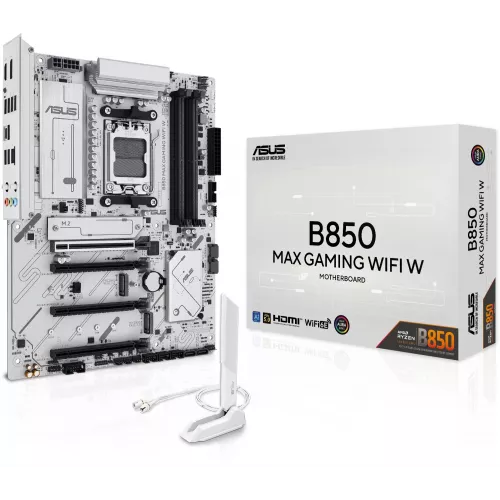 Материнская плата Asus B850 MAX GAMING WIFI W Socket AM5 AMD B850 4xDDR5 ATX AC`97 8ch(7.1) 2.5Gg RAID+HDMI+DP
