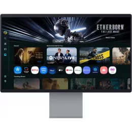 Монитор Samsung 32" Smart Monitor M9 LS32FM902SIXCI графитовый серый OLED LED 16:9 HDMI M/M Cam матовая HAS 250cd 178гр/178гр 3840x2160 165Hz FreeSync Premium Pro DP 4K USB 8.4кг