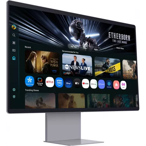 Монитор Samsung 32" Smart Monitor M9 LS32FM902SIXCI графитовый серый OLED LED 16:9 HDMI M/M Cam матовая HAS 250cd 178гр/178гр 3840x2160 165Hz FreeSync Premium Pro DP 4K USB 8.4кг