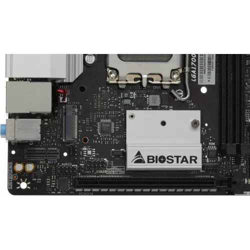 Материнская плата Biostar B760NH-E Soc-1700 Intel B760 2xDDR5 mini-ITX AC`97 8ch(7.1) 2.5Gg RAID+HDMI+DP