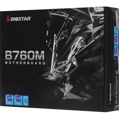 Материнская плата Biostar B760NH-E Soc-1700 Intel B760 2xDDR5 mini-ITX AC`97 8ch(7.1) 2.5Gg RAID+HDMI+DP
