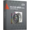 Вентилятор для корпуса PcCooler F3 X120 ARGB 120х120x25 белый 4-pin 28.4дБ (F3X120-WHAC112-GL) Ret