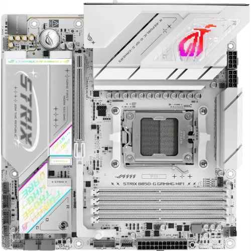 Материнская плата Asus ROG STRIX B850-G GAMING WIFI Socket AM5 AMD B850 4xDDR5 mATX AC`97 8ch(7.1) 2.5Gg RAID+HDMI+DP