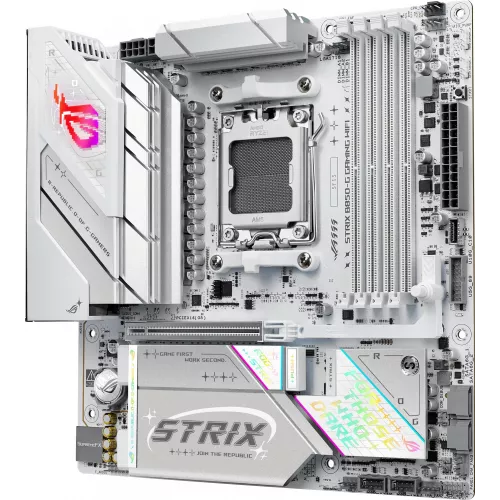 Материнская плата Asus ROG STRIX B850-G GAMING WIFI Socket AM5 AMD B850 4xDDR5 mATX AC`97 8ch(7.1) 2.5Gg RAID+HDMI+DP