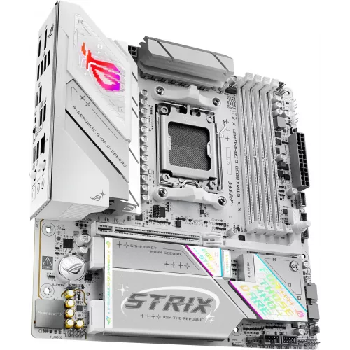 Материнская плата Asus ROG STRIX B850-G GAMING WIFI Socket AM5 AMD B850 4xDDR5 mATX AC`97 8ch(7.1) 2.5Gg RAID+HDMI+DP
