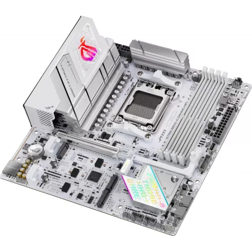 Материнская плата Asus ROG STRIX B850-G GAMING WIFI Socket AM5 AMD B850 4xDDR5 mATX AC`97 8ch(7.1) 2.5Gg RAID+HDMI+DP