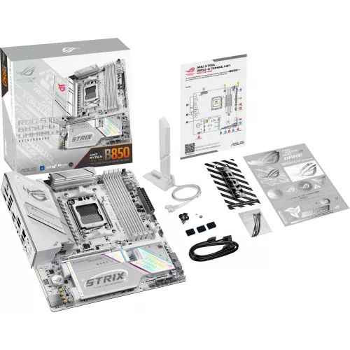 Материнская плата Asus ROG STRIX B850-G GAMING WIFI Socket AM5 AMD B850 4xDDR5 mATX AC`97 8ch(7.1) 2.5Gg RAID+HDMI+DP