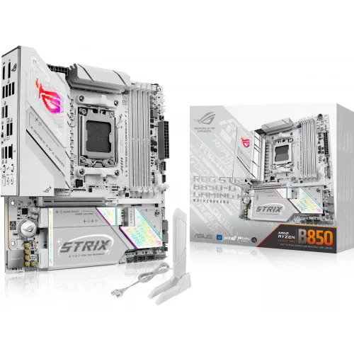 Материнская плата Asus ROG STRIX B850-G GAMING WIFI Socket AM5 AMD B850 4xDDR5 mATX AC`97 8ch(7.1) 2.5Gg RAID+HDMI+DP