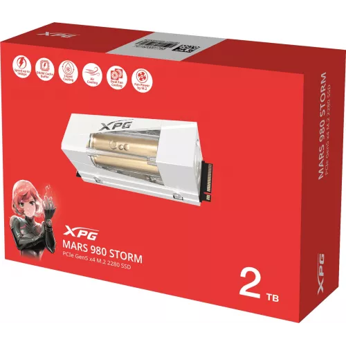 Накопитель SSD A-Data PCIe 5.0 x4 2TB SMAR-980S-2TCI Mars 980 Storm M.2 2280