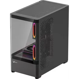 Корпус Formula Crystal U1M Cosmic черный без БП mATX 4x120mm 2x140mm 1xUSB2.0 1xUSB3.0 audio bott PSU