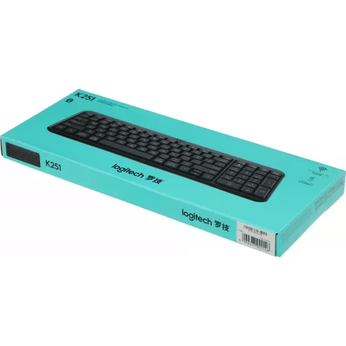 Клавиатура Logitech K251 черный беспроводная BT slim (920-013363)