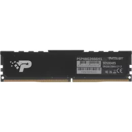Память DDR4 8GB 2666MHz Patriot PSP48G2666H1 Signature Premium RTL PC4-21300 CL19 DIMM 288-pin 1.2В single rank с радиатором Ret