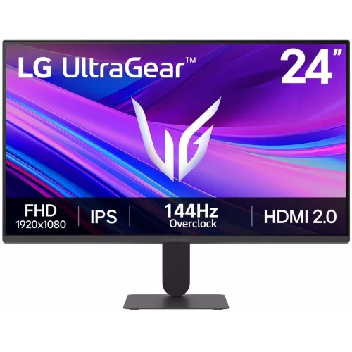 Монитор LG 23.8" UltraGear 24G411A-B черный IPS LED 16:9 HDMI матовая 1500:1 250cd 178гр/178гр 1920x1080 144Hz G-Sync FreeSync DP FHD 3.3кг