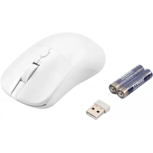 Мышь Acer OMR501 белый оптическая 1600dpi silent беспров. USB 4but (ZL.MCE11.018)