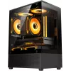 Корпус Accord ACC-UE2B TG OFFICE PRO черный без БП mATX 1xUSB3.0 audio bott PSU