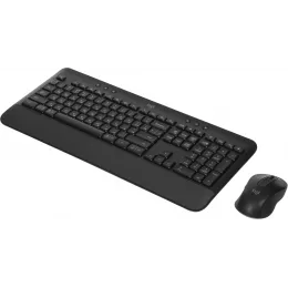 Клавиатура + мышь Logitech MK650 клав:графитовый мышь:черный/серый USB беспроводная Bluetooth/Радио (920-011013)
