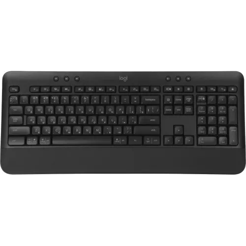 Клавиатура + мышь Logitech MK650 клав:графитовый мышь:черный/серый USB беспроводная Bluetooth/Радио (920-011013)