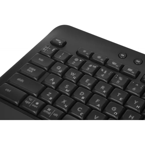 Клавиатура + мышь Logitech MK650 клав:графитовый мышь:черный/серый USB беспроводная Bluetooth/Радио (920-011013)
