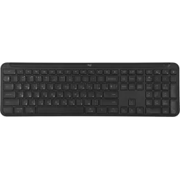 Клавиатура Logitech K950 черный USB беспроводная BT/Radio slim (920-012434)