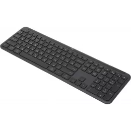 Клавиатура Logitech K950 черный USB беспроводная BT/Radio slim (920-012434)