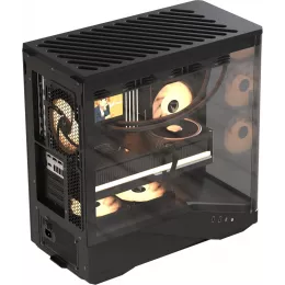 Корпус Formula Crystal U9 черный без БП ATX 9x120mm 3x140mm 2xUSB3.0 audio bott PSU
