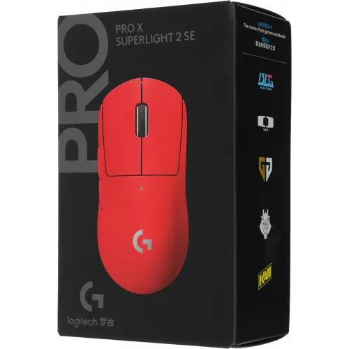 Мышь Logitech G PRO X SUPERLIGHT 2 SE красный оптическая 44000dpi беспров. USB-C 4but (910-007474)