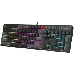 Клавиатура A4Tech Bloody B230N черный USB Multimedia for gamer LED (B230N) кабель 1.8м
