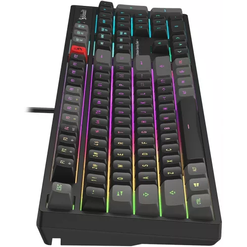 Клавиатура A4Tech Bloody B230N черный USB Multimedia for gamer LED (B230N) кабель 1.8м