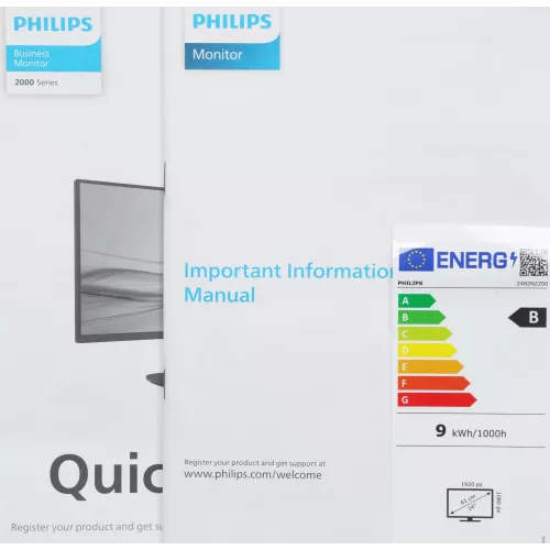 Монитор Philips 23.8" 24B2N2200 черный IPS LED 16:9 HDMI M/M матовая 300cd 178гр/178гр 1920x1080 120Hz VGA DP FHD 2.91кг