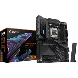 Материнская плата Gigabyte X870E AORUS ELITE X3D Socket AM5 AMD X870E 4xDDR5 ATX AC`97 8ch(7.1) 5Gigabit RAID+HDMI
