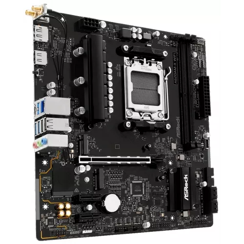 Материнская плата Asrock A620AM-X WiFi Socket AM5 AMD A620A 2xDDR5 mATX AC`97 8ch(7.1) 2.5Gg RAID+HDMI+DP