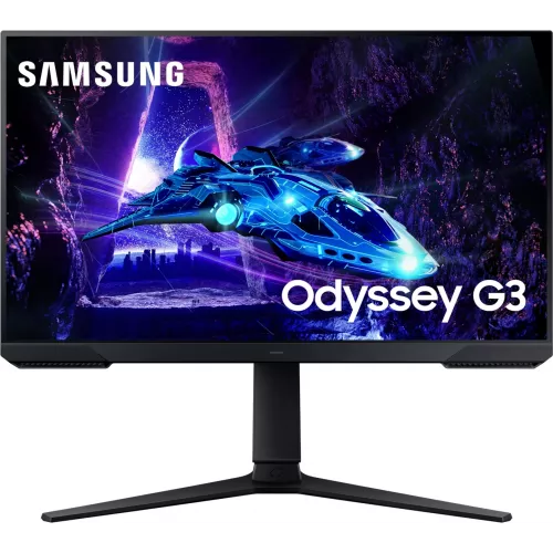 Монитор Samsung 23.8" Odyssey G3 LS24DG302EUXEN черный VA LED 16:9 HDMI матовая HAS Piv 250cd 178гр/178гр 1920x1080 180Hz FreeSync DP FHD 3.9кг