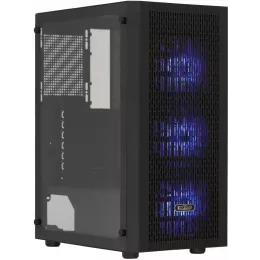 Корпус PcCooler MA100 Mesh черный без БП ATX 5x120mm 2xUSB2.0 1xUSB3.0 audio bott PSU