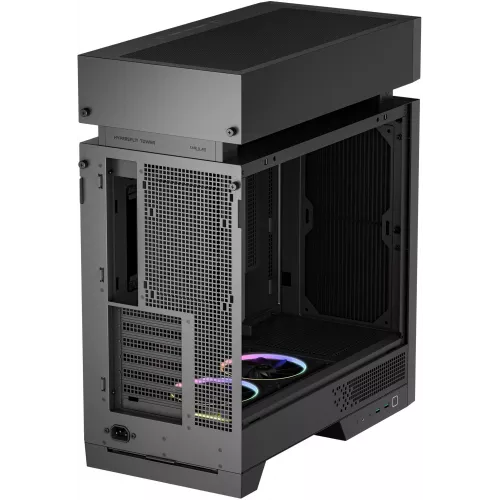 Корпус Deepcool CL660 черный/коричневый без БП ATX 4x120mm 5x140mm 2xUSB3.0 audio bott PSU