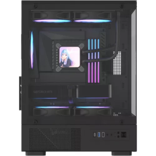 Корпус Formula Crystal Z1CM Plus AR v2 черный без БП mATX 2x120mm 1xUSB2.0 1xUSB3.0 audio bott PSU