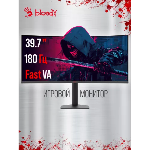 Монитор Bloody 39.7" MN2X черный VA LED 1ms 21:9 (Ultrawide) HDMI M/M матовая HAS 400cd 178гр/178гр 5120x2160 180Hz G-Sync FreeSync DP 5K USB 11.1кг