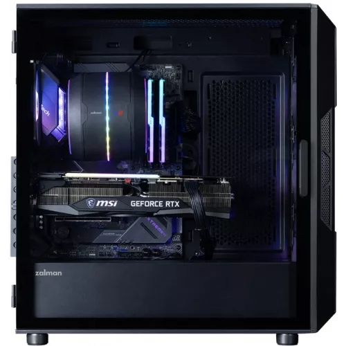 Корпус Zalman i3 Neo V2 черный без БП ATX 7x120mm 5x140mm 1xUSB3.0 audio bott PSU