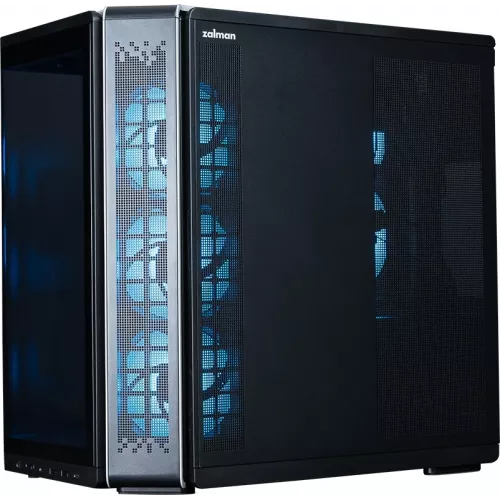 Корпус Zalman P60 черный без БП ATX 6x120mm 2x140mm 2xUSB3.0 audio bott PSU