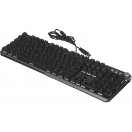 Клавиатура MSI STRIKE 600 Silent механическая серый/черный USB Multimedia for gamer LED (S11-04RU256-CLA) кабель 1.8м