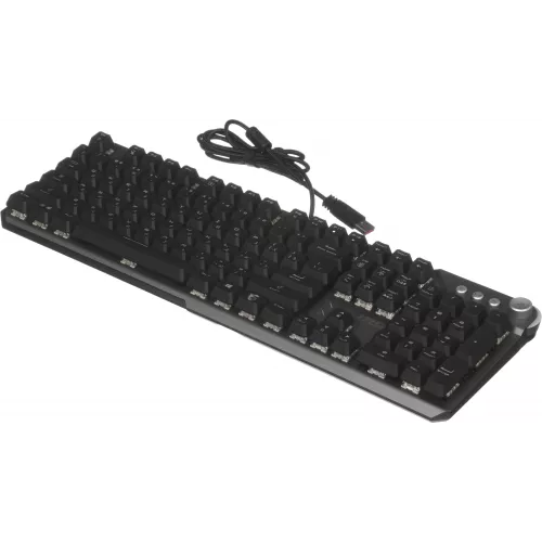 Клавиатура MSI STRIKE 600 Silent механическая серый/черный USB Multimedia for gamer LED (S11-04RU256-CLA) кабель 1.8м