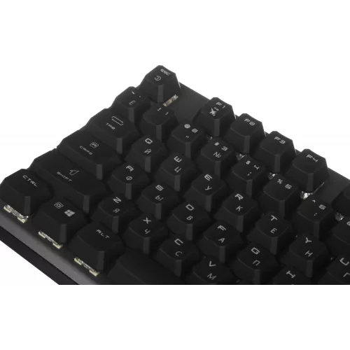 Клавиатура MSI STRIKE 600 Silent механическая серый/черный USB Multimedia for gamer LED (S11-04RU256-CLA) кабель 1.8м
