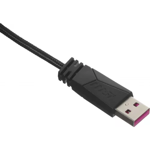 Клавиатура MSI STRIKE 600 Silent механическая серый/черный USB Multimedia for gamer LED (S11-04RU256-CLA) кабель 1.8м