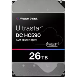 Жесткий диск WD SATA-III 26TB 0F65672 WUH722626ALE6L4 Server Ultrastar DC HC590 4KN (7200rpm) 512Mb 3.5"