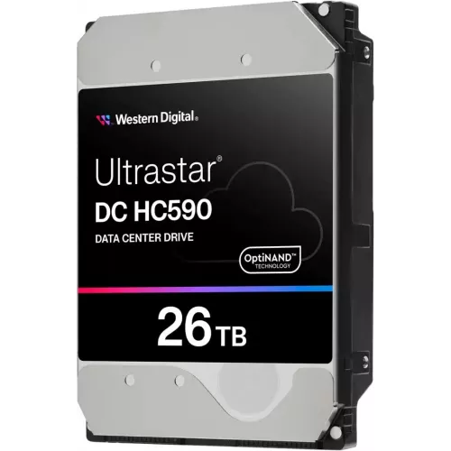 Жесткий диск WD SATA-III 26TB 0F65672 WUH722626ALE6L4 Server Ultrastar DC HC590 4KN (7200rpm) 512Mb 3.5"