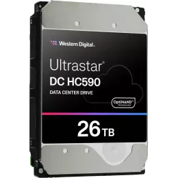 Жесткий диск WD SATA-III 26TB 0F65672 WUH722626ALE6L4 Server Ultrastar DC HC590 4KN (7200rpm) 512Mb 3.5"