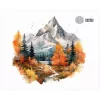 Коврик для мыши Cactus Autumn mountains 220x180x2мм (CS-MPC-P10XS)