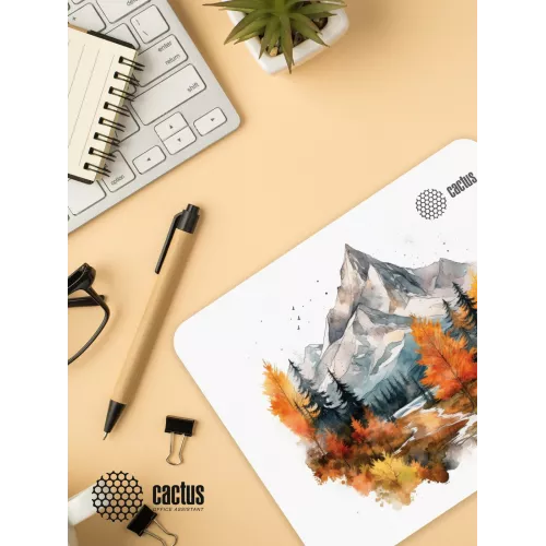 Коврик для мыши Cactus Autumn mountains 220x180x2мм (CS-MPC-P10XS)